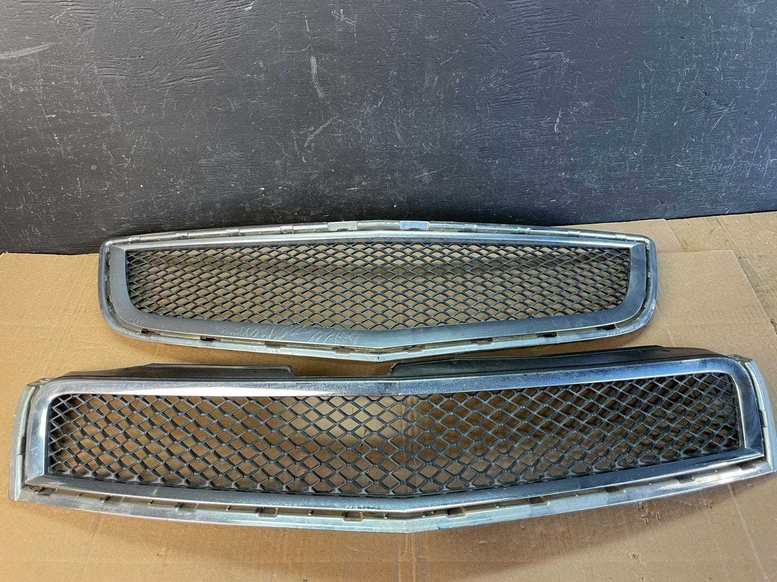 2009-2012 Chevrolet Traverse Chrome Upper Lower Grill Grille Set AC2245 DG0