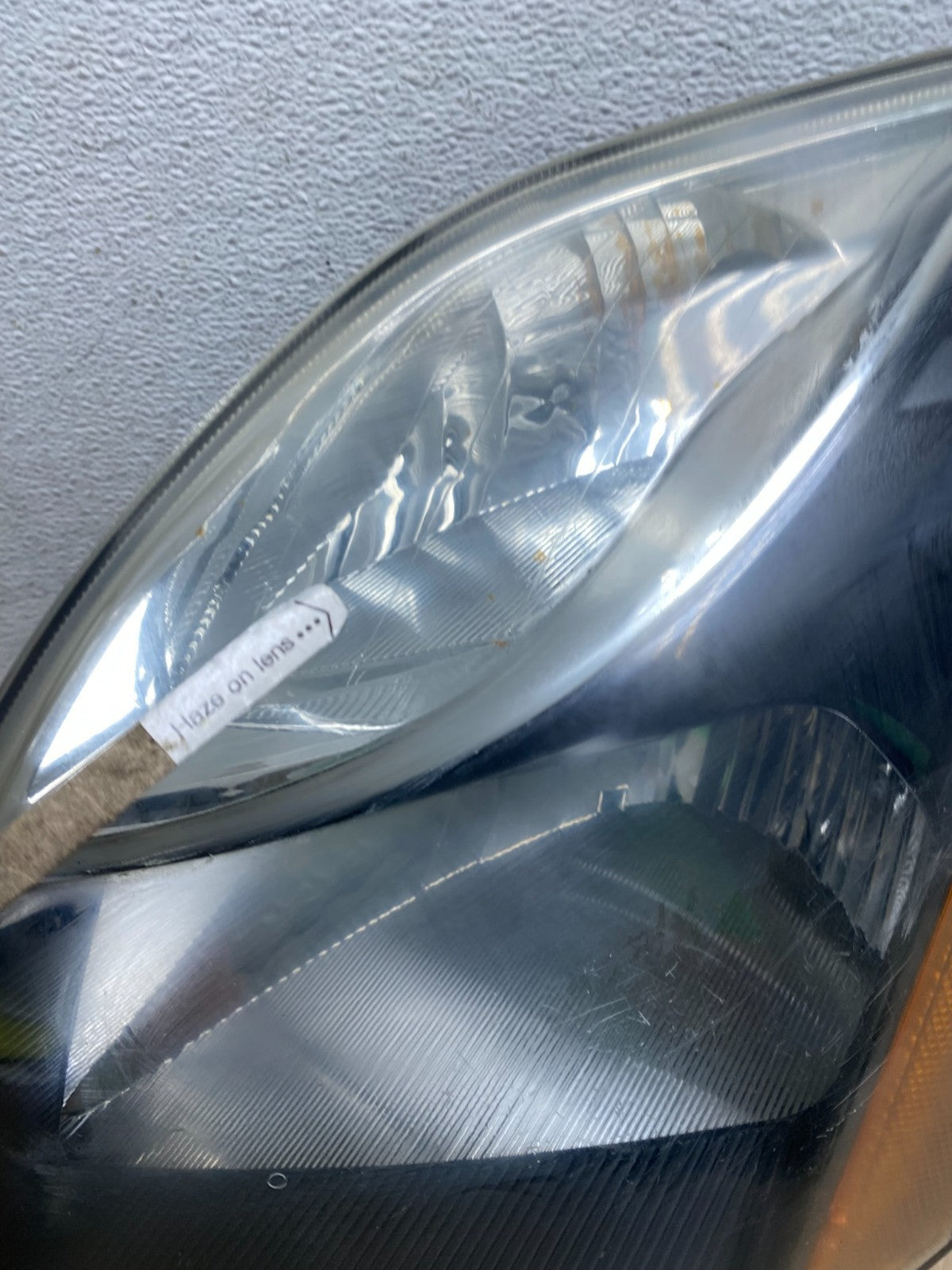 2010 - 2012 Nissan Sentra Halogen Left Driver LH Side Black Headlight AE9753 DW4