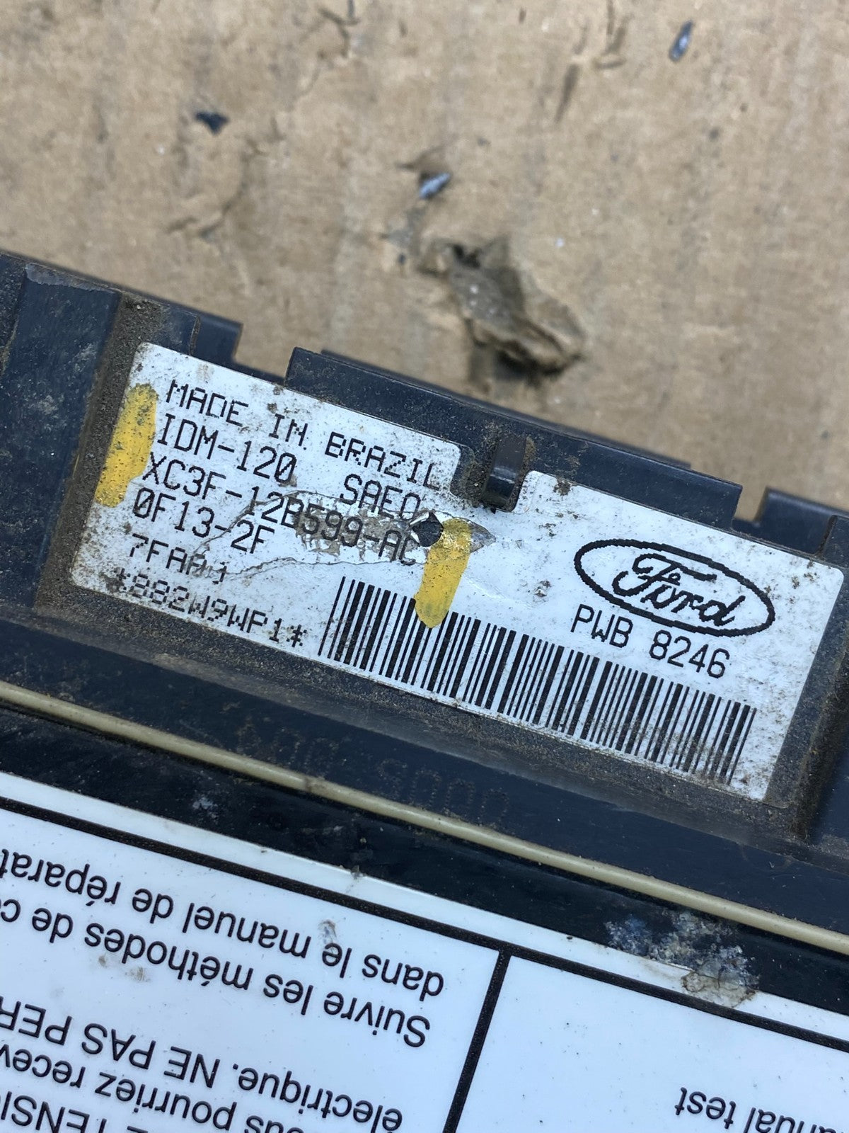 1999 to 2003 Ford F250 7.3L Diesel Driver Fuel Injector Control Module AI5085 DW2