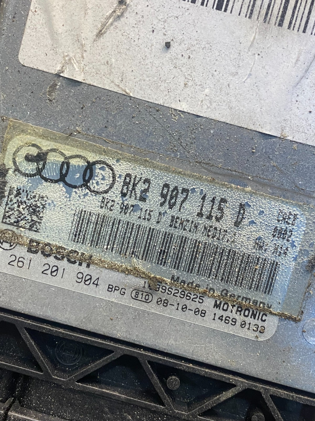 2009 to 2010 Audi A4 2.0L Engine Computer Ecu Pcm Ecm Pcu AH4765 DG2