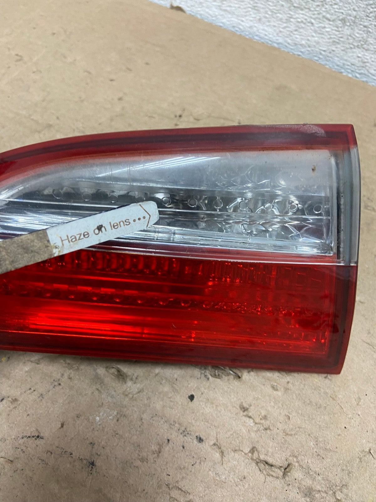2011 2012 2013 Hyundai Elantra Inner Tail Light Left Driver LH AI1126 LK4