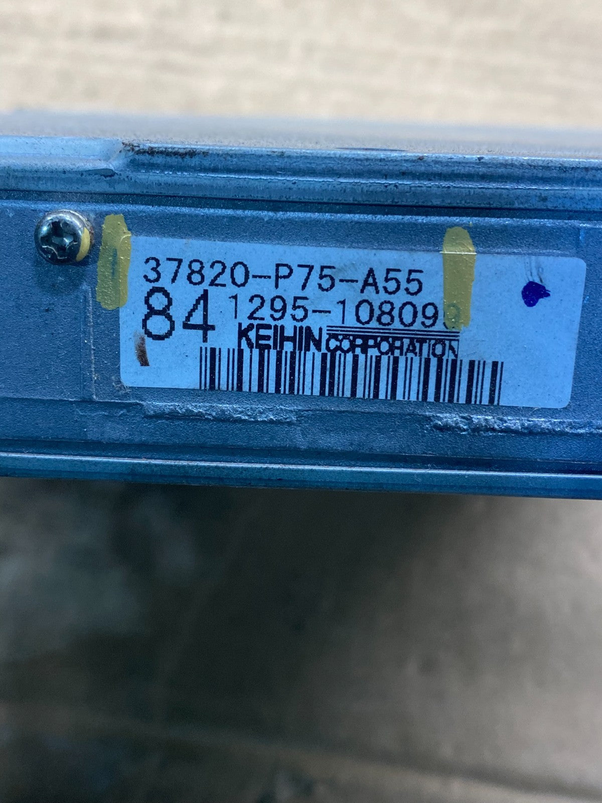 1998 Honda Civic Computer Engine Control ECU ECM 37820-p75-a55 AF7709 DG2