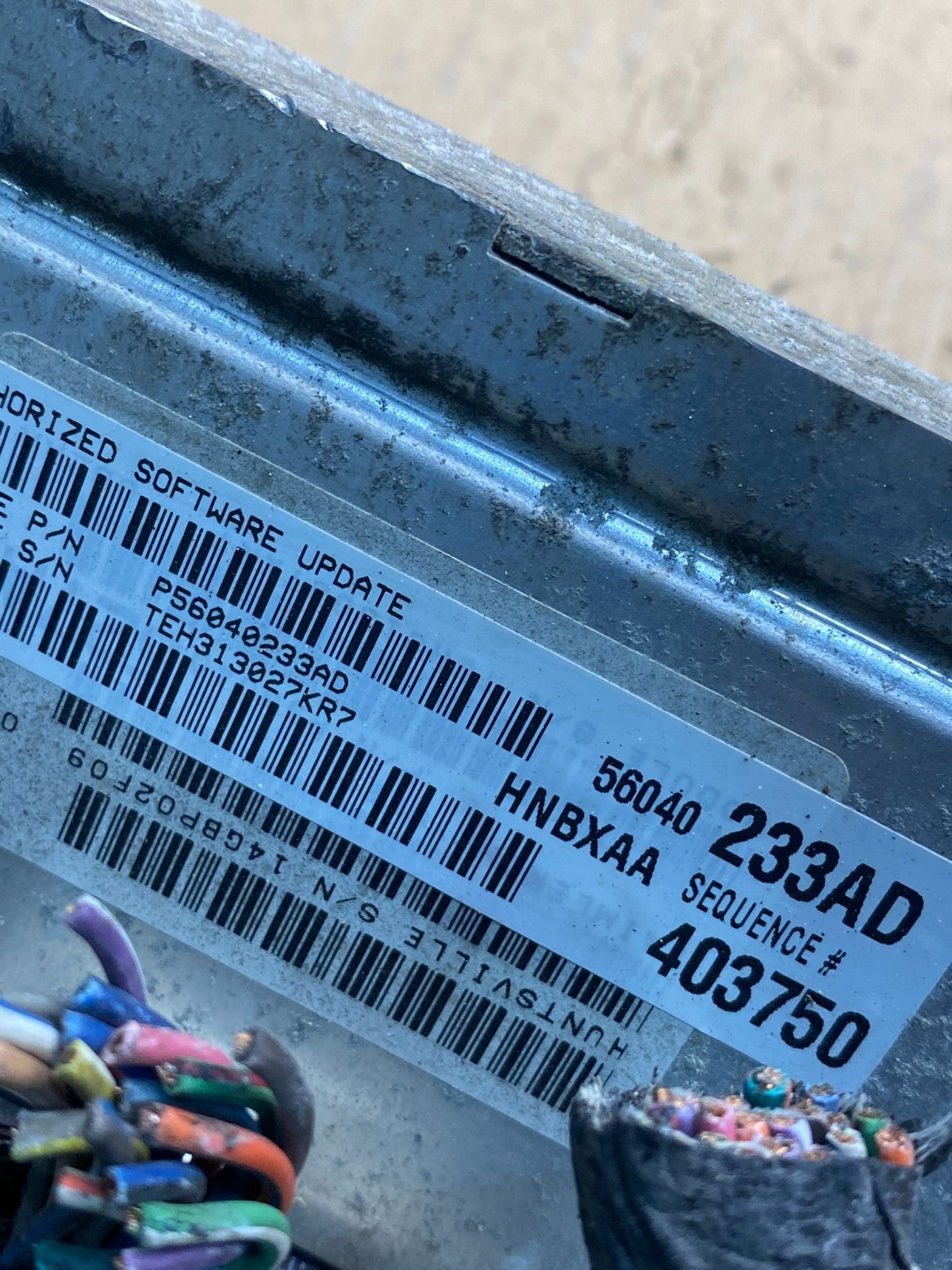 2001 Dodge Dakota Engine Computer ECM ECU PCM 4.7L P56040233AD ah7465 DG2