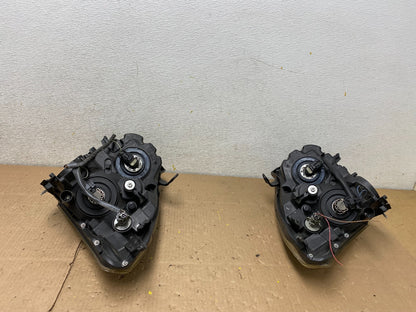 2009-2013 Nissan Rogue Left+Right Side Set Black Halogen Headlights M4979 DW9