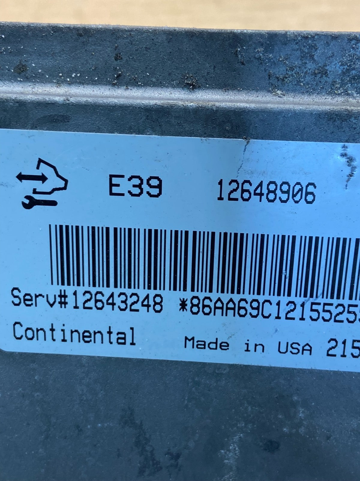 2012 Chevrolet Equinox Ecu Engine Control Module Unit Ecm 12648906 AE4624 DG2