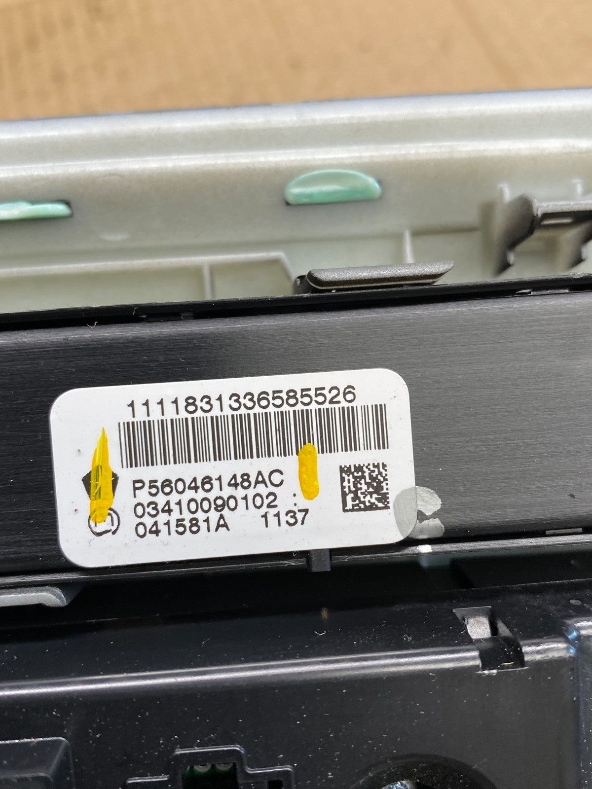 2011-2013 Jeep Grand Cherokee Center Radio Climate Control Bezel Vent ac9465 DG5