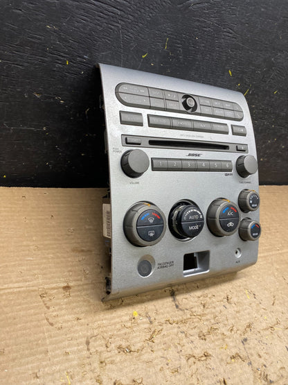 2004 to 2007 Nissan Armada Bose Radio CD Player A/C Climate Control OEM X1237 PS2
