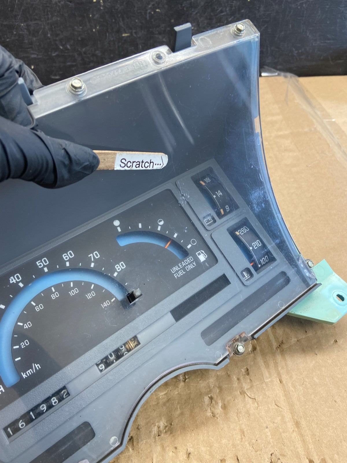 1991 1994 Chevrolet S10 Blazer Speedometer Instrument Gauge Cluster ad6919 DG4