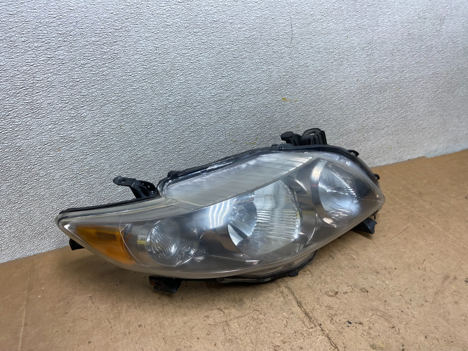 2009 to 2010 Toyota Corolla Right Passenger Rh Black Headlight DEPO X8994 DW2