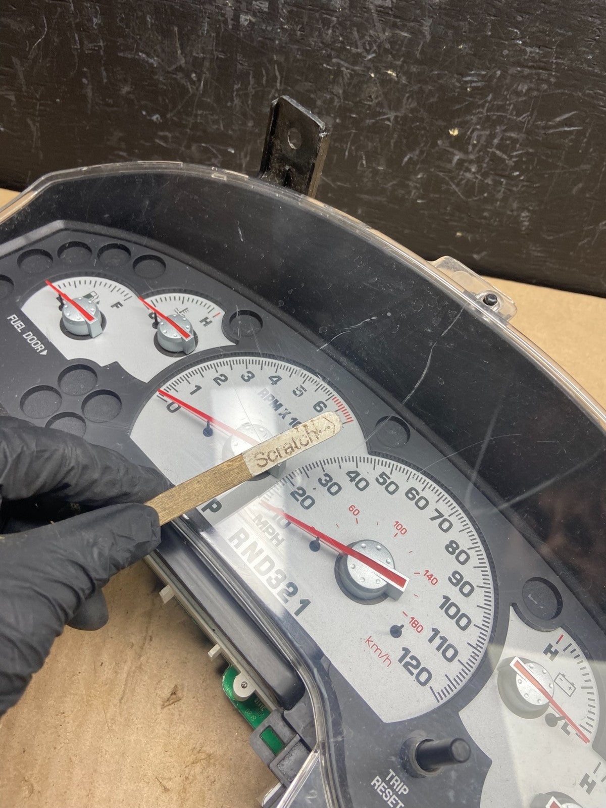 2002 Mercury Mountaineer MPH Instrument Cluster Speedometer OEM AB9748 DG3