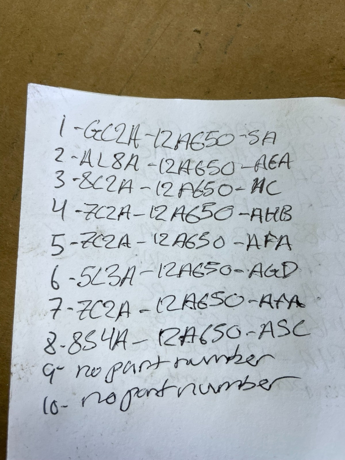 Mix of 10 Ford ECM Engine Computer Module AB29932
