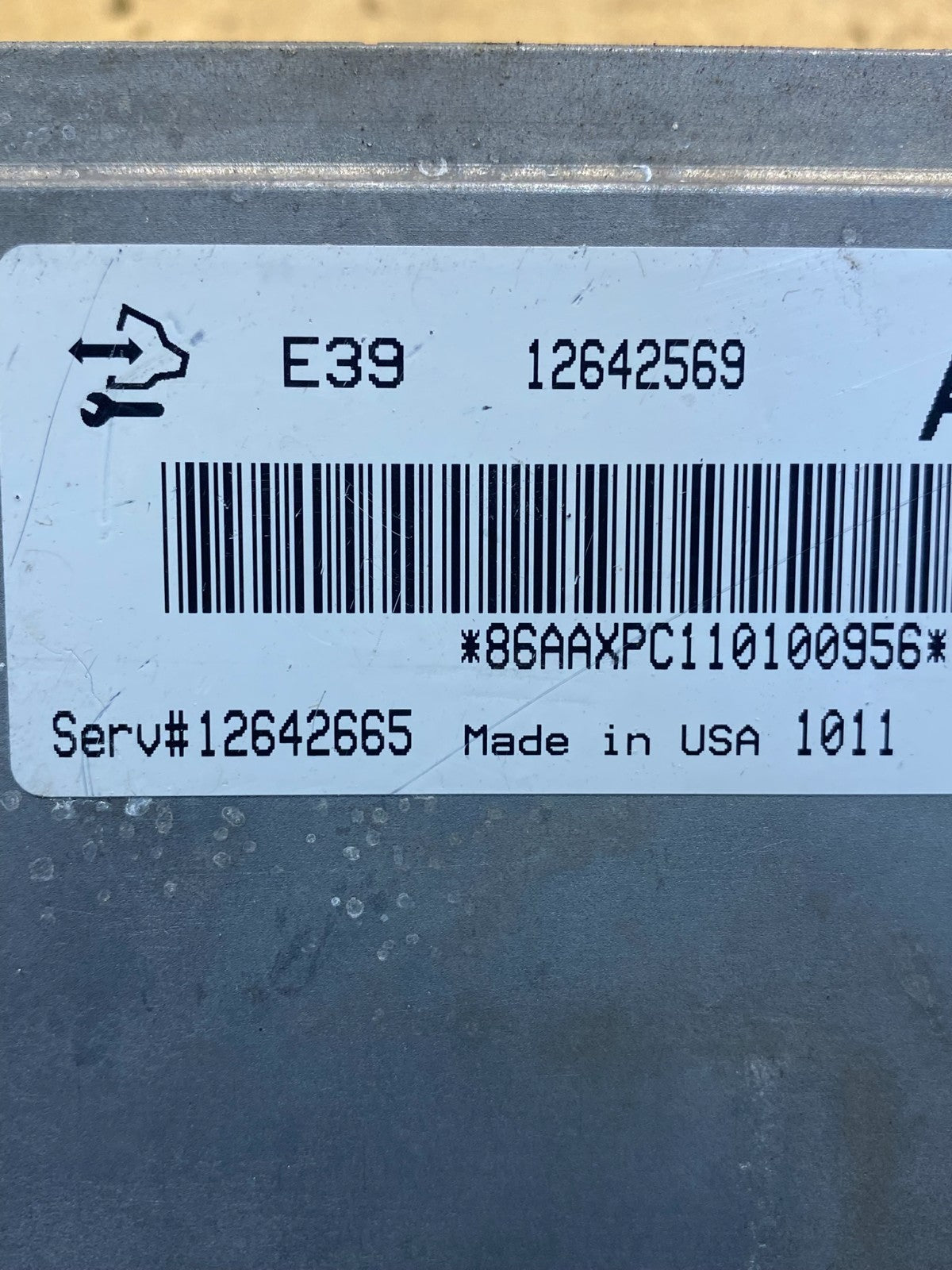 2010 2011 Chevrolet Equinox Terrain Ecu Engine Control Module Unit Ecm AD7412 DG2