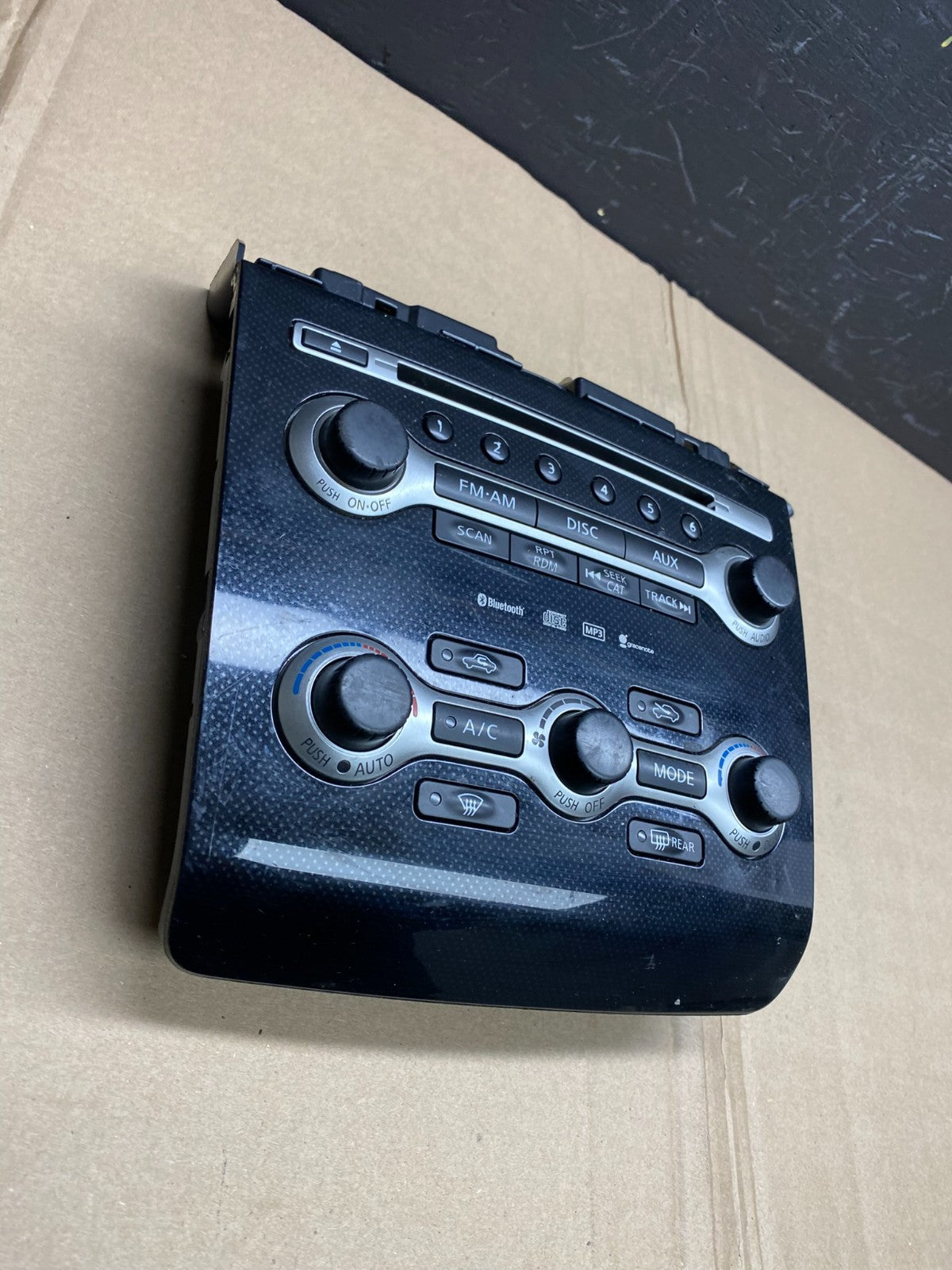 2009 2011 Nissan Maxima Radio Audio Panel Climate Control Bezel Trim ab8636 DG2
