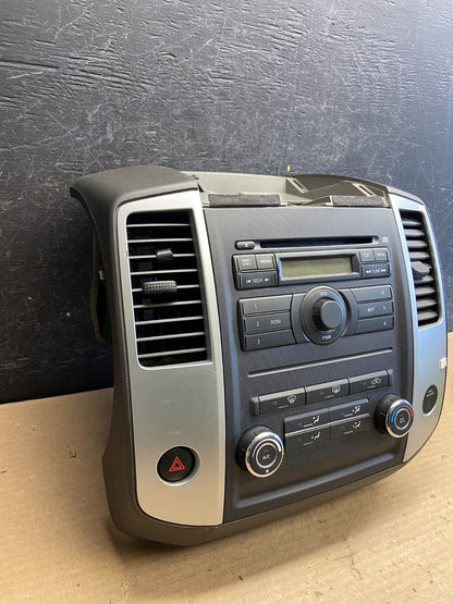 2009-2012 Nissan Frontier Xterra Radio Climate Control Bezel Center AH3716 DG1