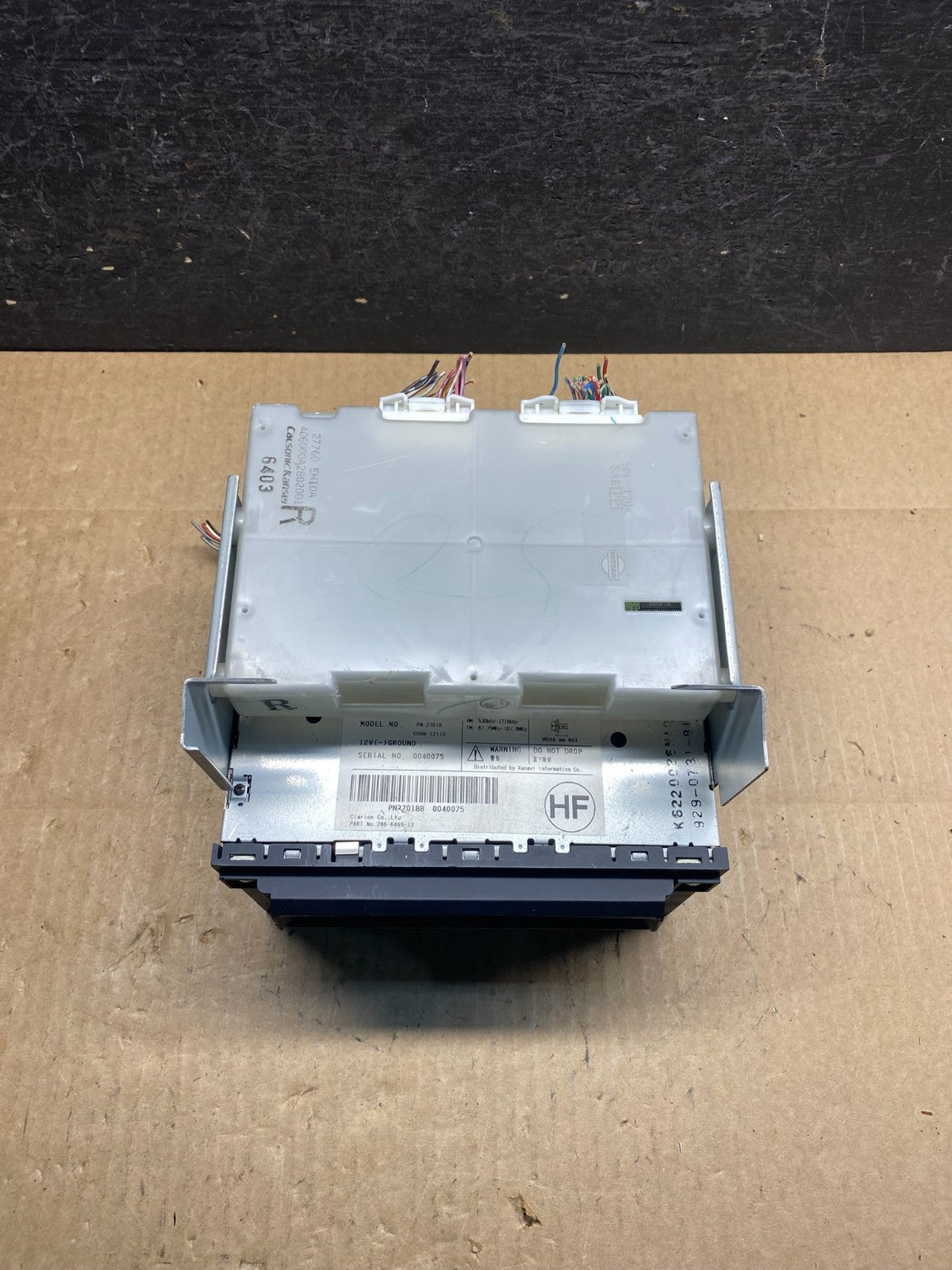 2006 2007 Infiniti M35 Radio AM/FM Single Disc CD Receiver AG7340 DG3