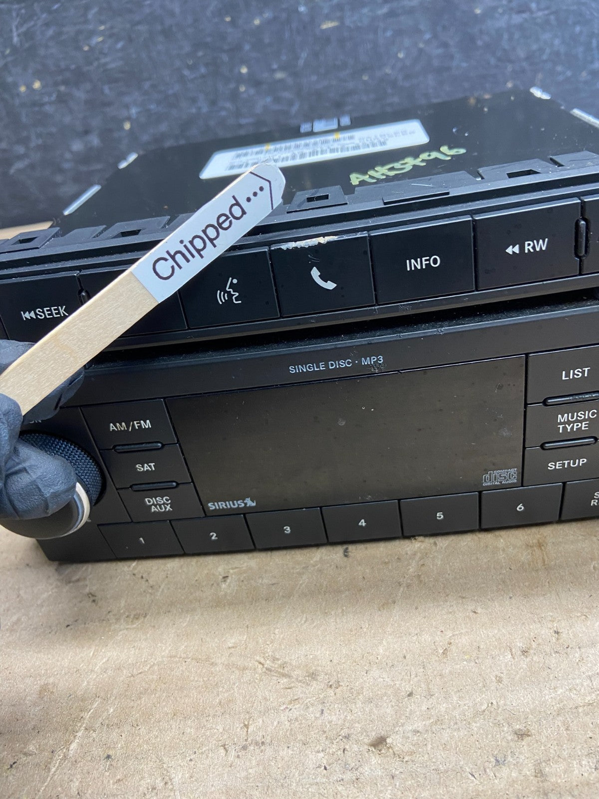 2007-2012 Chrysler Dodge Jeep Ram Radio CD MP3 AUX Receiver AH3796 DG2