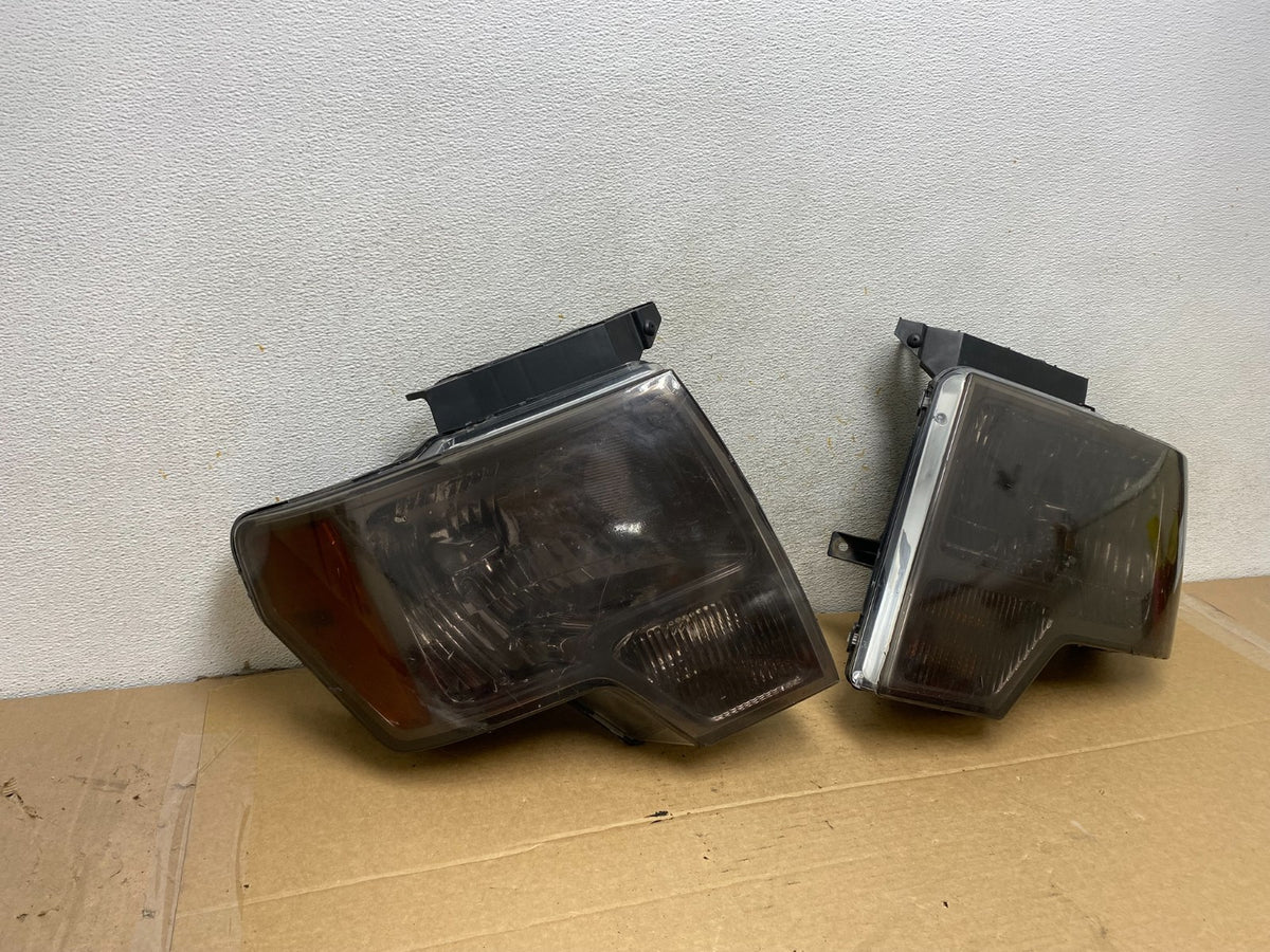 2009 to 2014 Ford F-150 F150 Left+Right Halogen Headlights AH7759 DW1