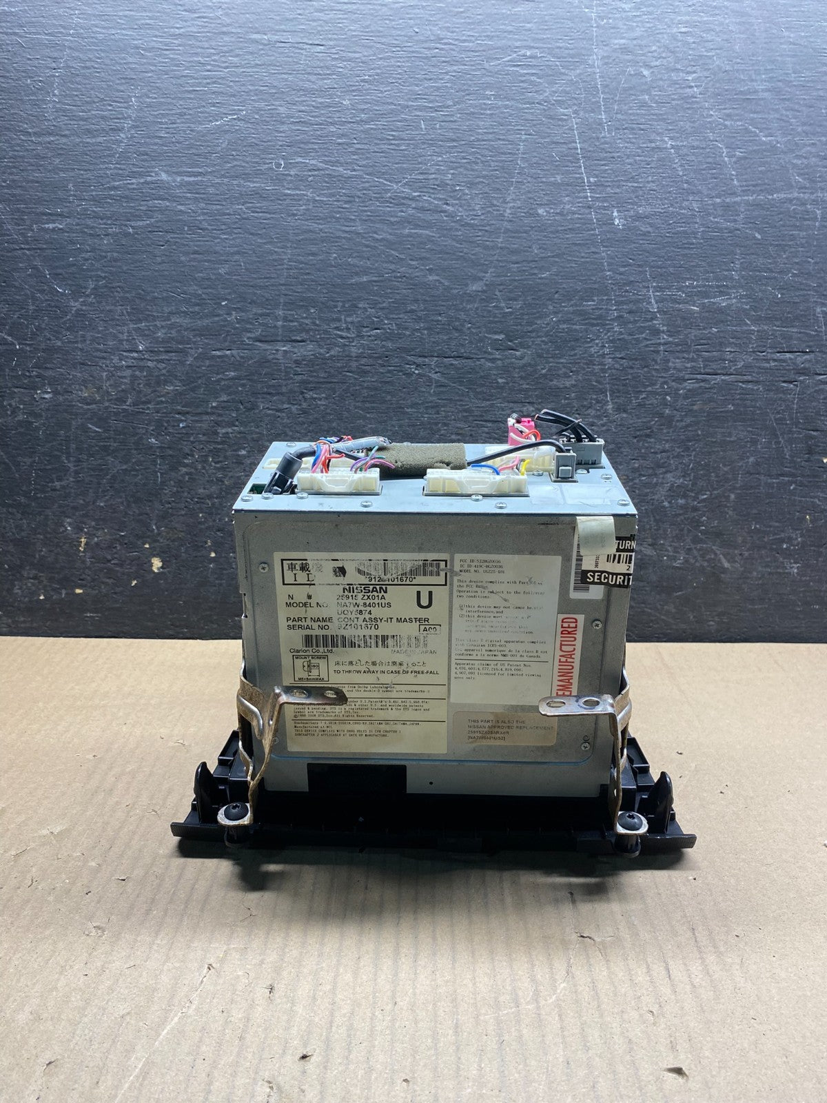 2010 to 2012 Nissan Altima Radio Cd Mp3 Player AUX Climate Control ai0380 DG3