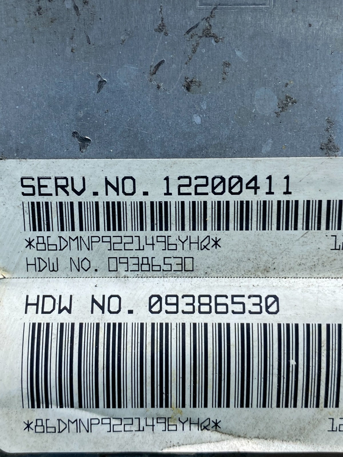 2001-2002 Silverado Tahoe Engine Computer Module 12200411 ECM ECU AH7244 DW2