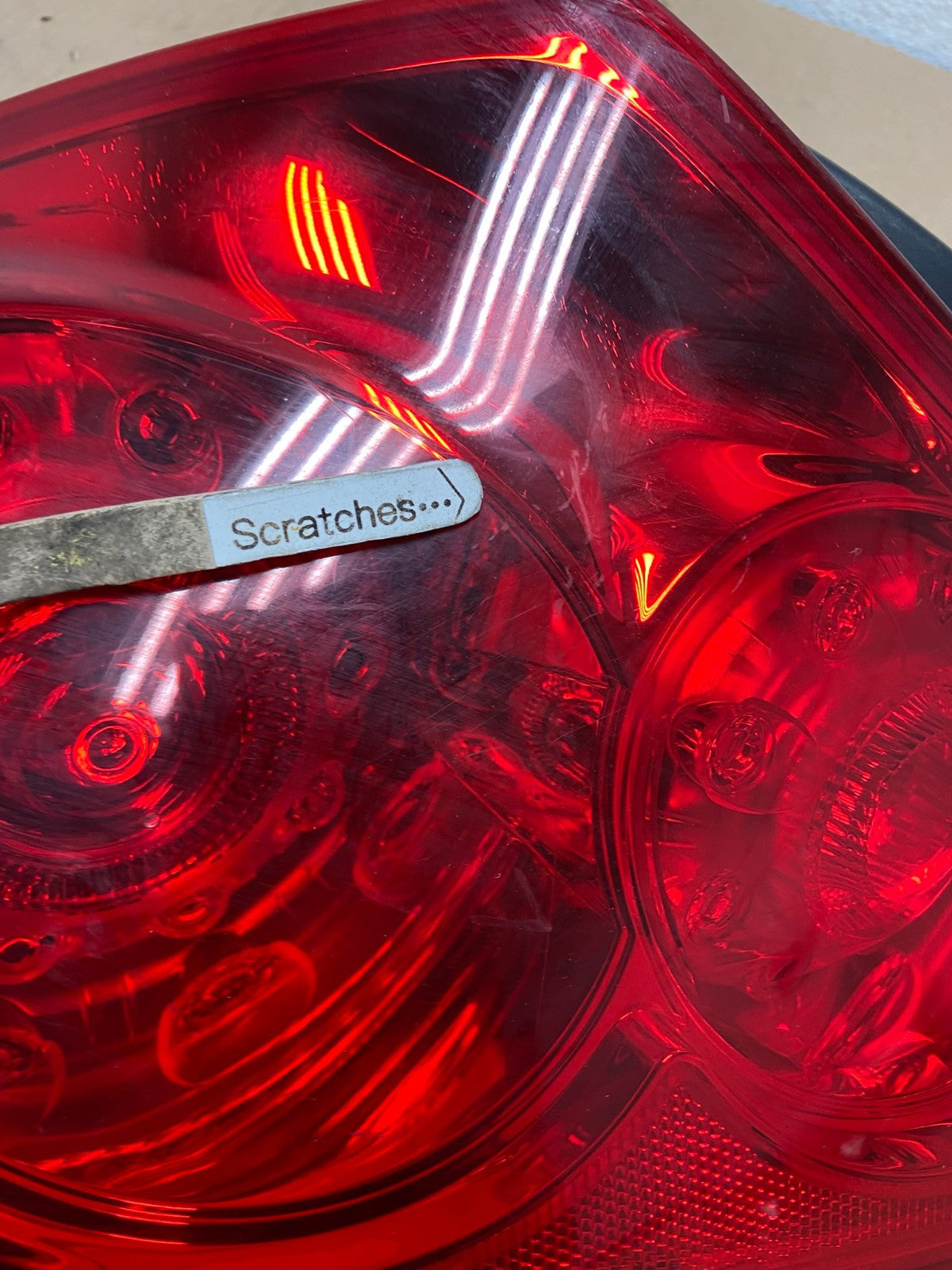 2007 to 2013 Infiniti G35 G37 Sedan Left Driver LH Side Tail Light AF3261 LK3