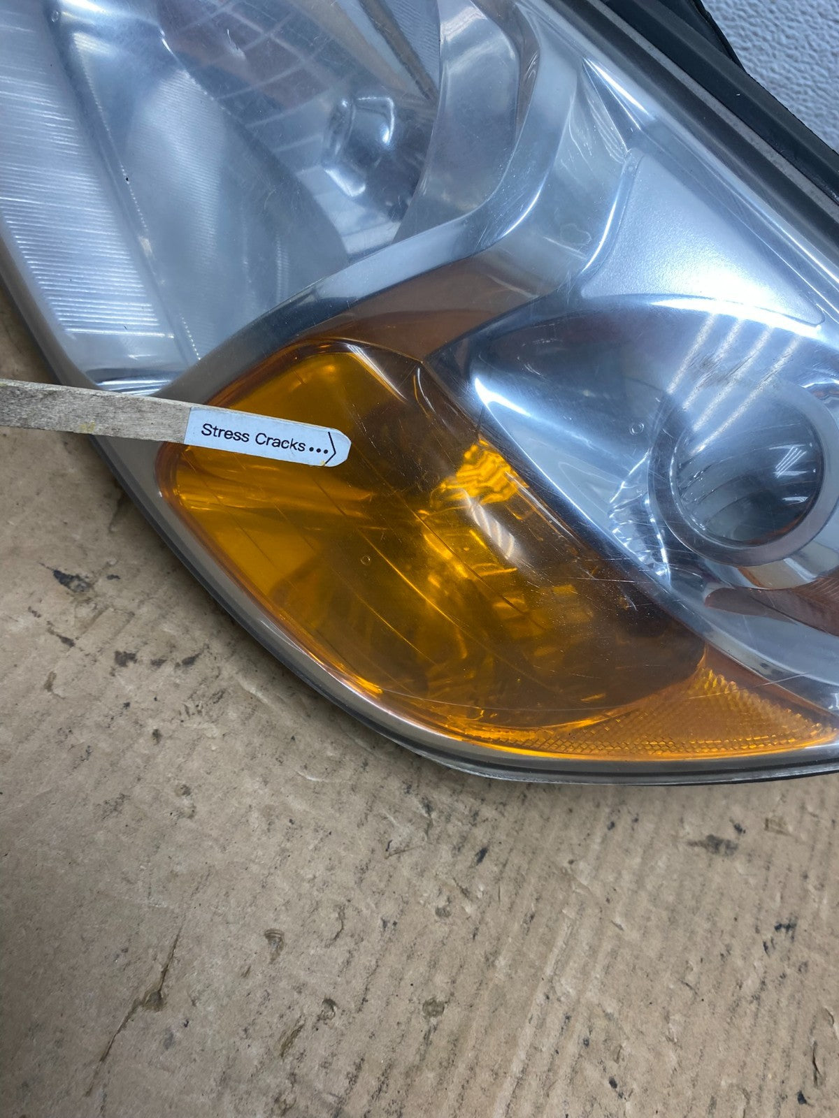 2007 2008 2009 Kia Spectra Left Driver Lh Side Headlight AC7780 DW4