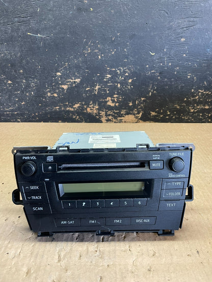 2010 to 2011 Toyota Prius Radio Stereo Receiver Aux Disc CD Player OEM AB3109 DG0