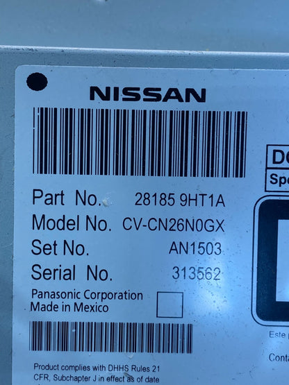 2017 to 2018 Nissan Altima Radio Cd Mp3 Player AM/FM ac7113 DG7