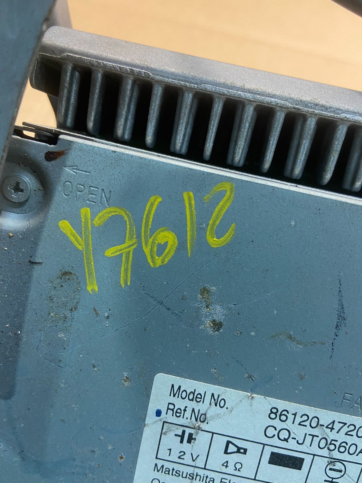 2006 to 2009 Toyota Prius OEM Radio AM/FM CD Player Oem y7612 DG8