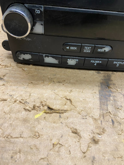 2007 2010 Ford Fusion Mercury Milan Radio Stereo AM/FM CD Player Oem W9807 DG1