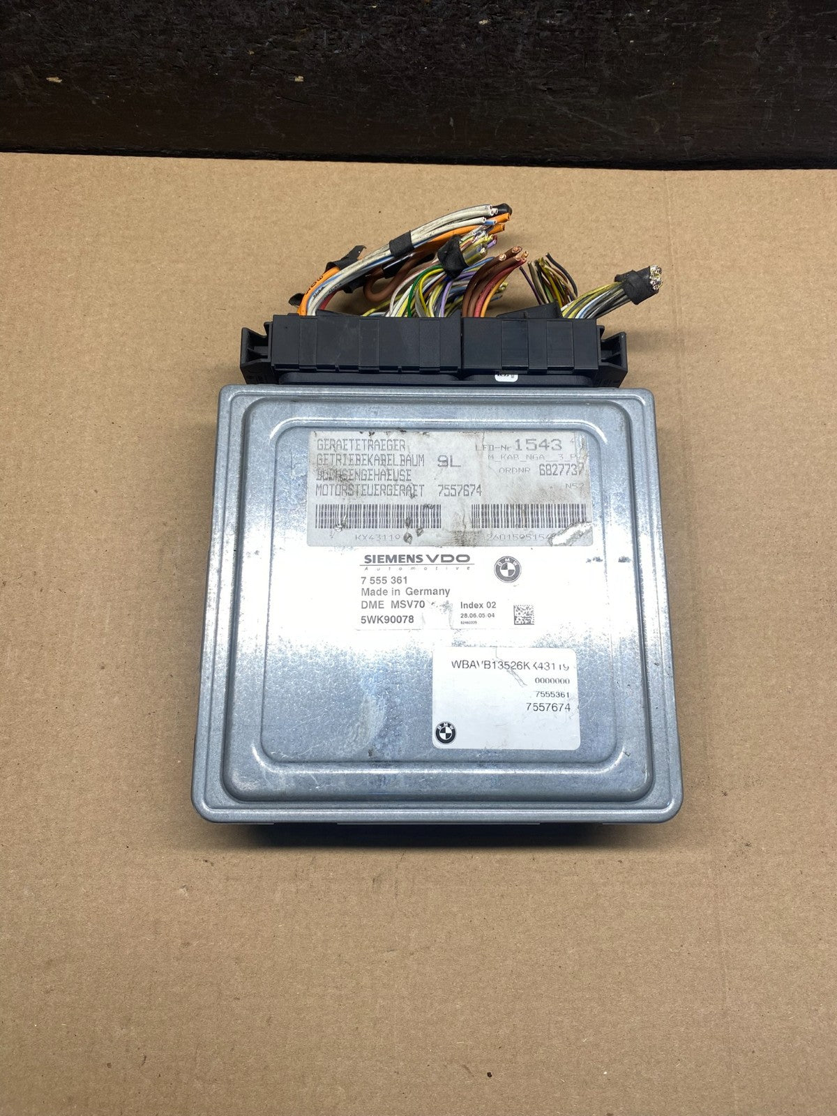 2006 - 2007 BMW 325i 525i ECU ECM Engine Control Module Computer AH3404 DG0