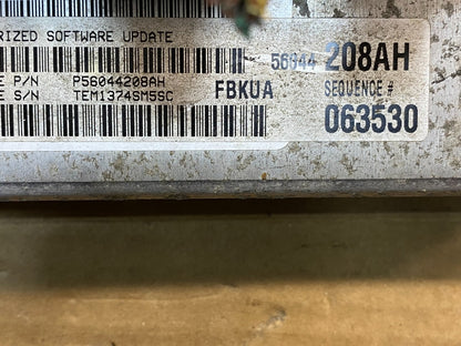 2004 Jeep Liberty 3.7L Engine ECU Computer Module ECM AF4112 DW2