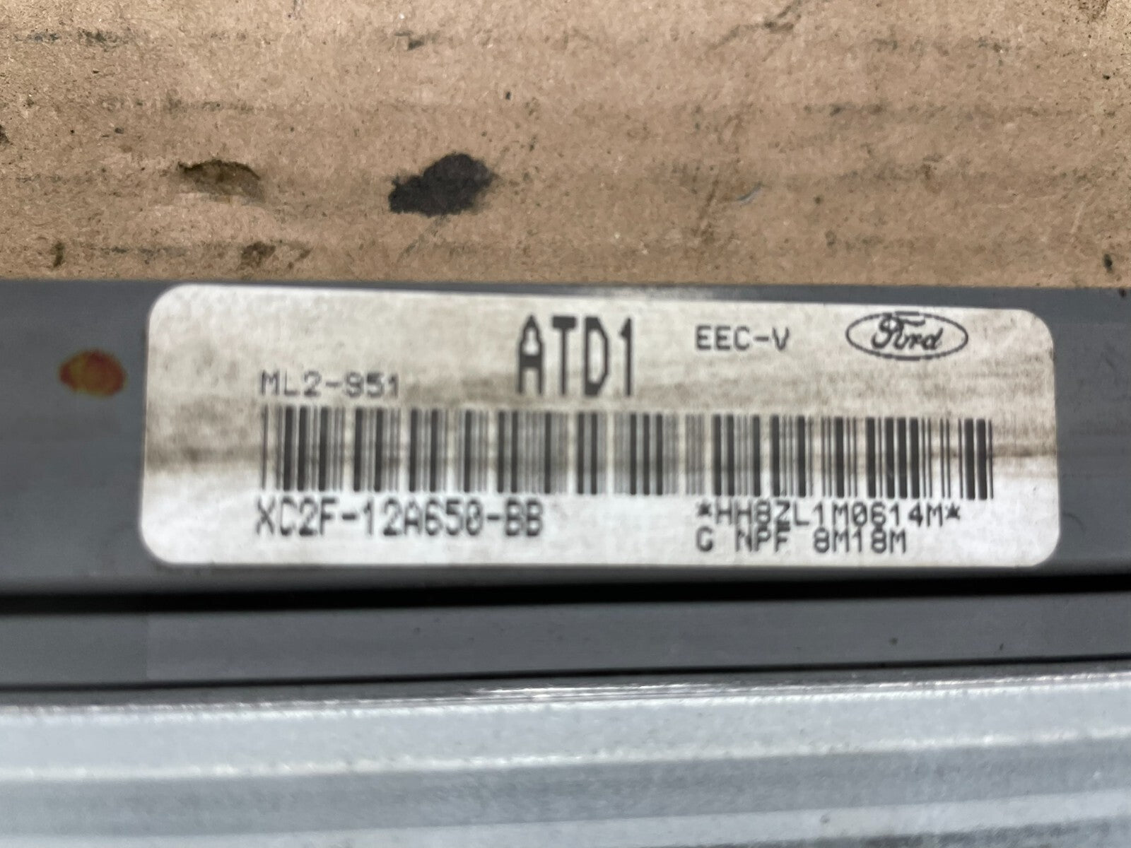 1999 Ford Van E150 4.2L Engine Control Module ECM xc2f-12a650-bb O8520 DG2