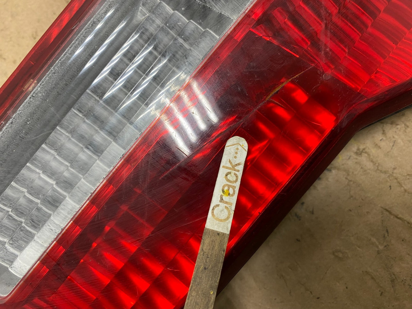 2001 to 2002 Honda Accord Left Driver LH Side Inner Tail Light OEM W2970 DW5