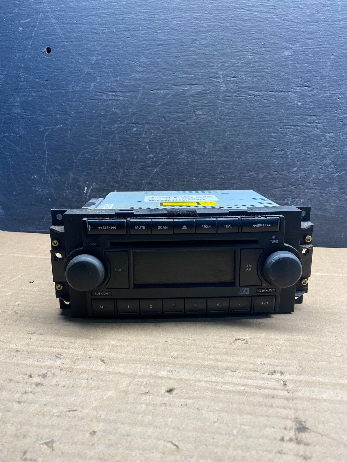 2005 2008 Jeep Dodge Chrysler Screen Display CD Player Satellite Radio ae8187 DG0