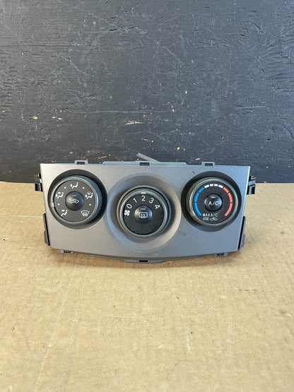 2009 to 2013 Toyota Corolla Climate Heater A/C AC Control Panel AF3652 DG0