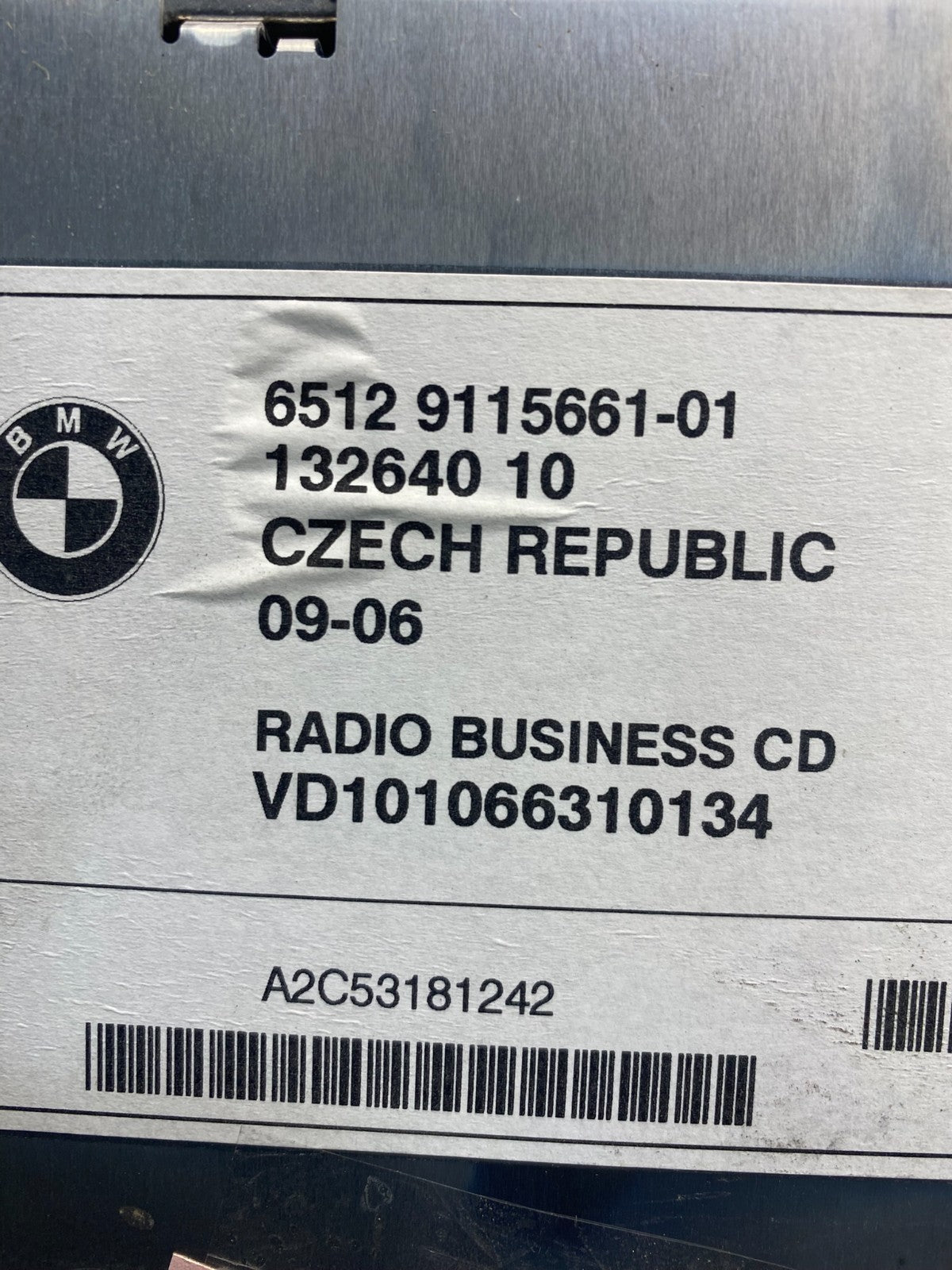 MINI BMW R50 R52 R53 Radio Business CD Player Head Unit AD1498 DG6