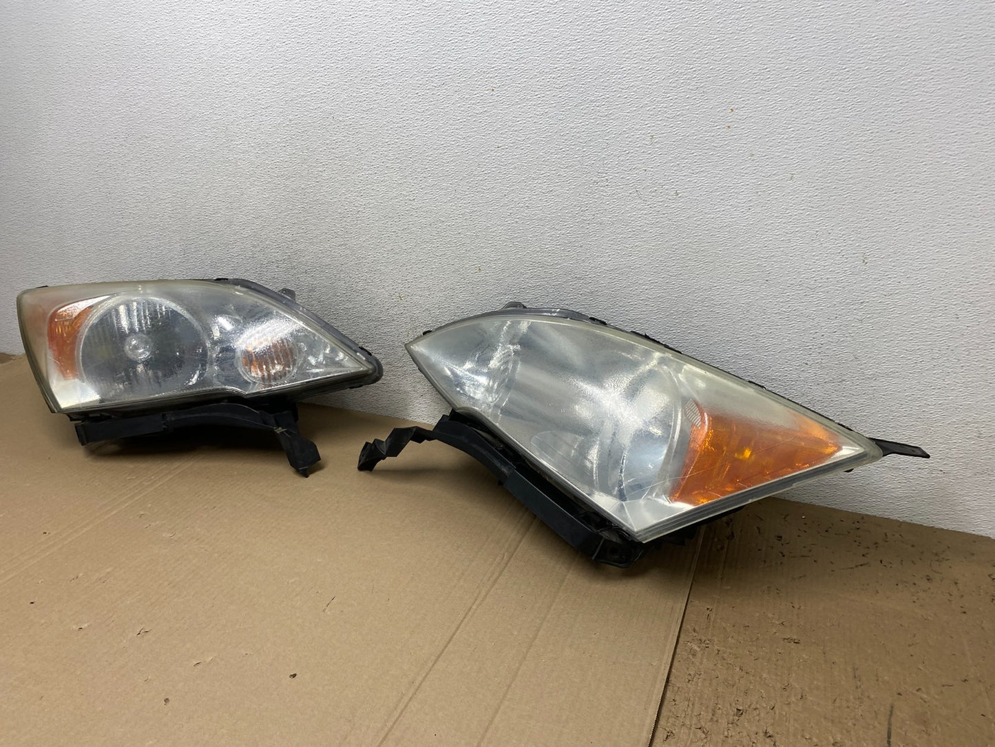 2007 to 2011 Honda CR-V Crv Left+Right Side Headlights Halogen AF5773 DW1