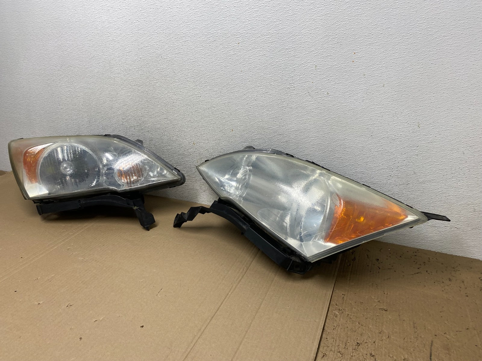 2007 to 2011 Honda CR-V Crv Left+Right Side Headlights Halogen AF5773 DW1