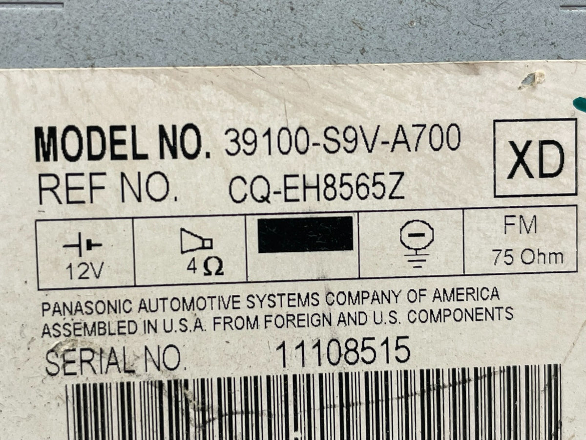 2006-2008 Honda Pilot Center Radio AM CD Player Climate Control AI0508 DG9