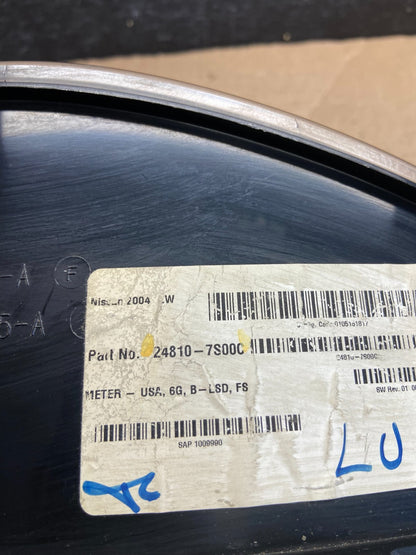 2004 2005 Nissan Armada Speedometer Cluster Gauge AF2162 DG6