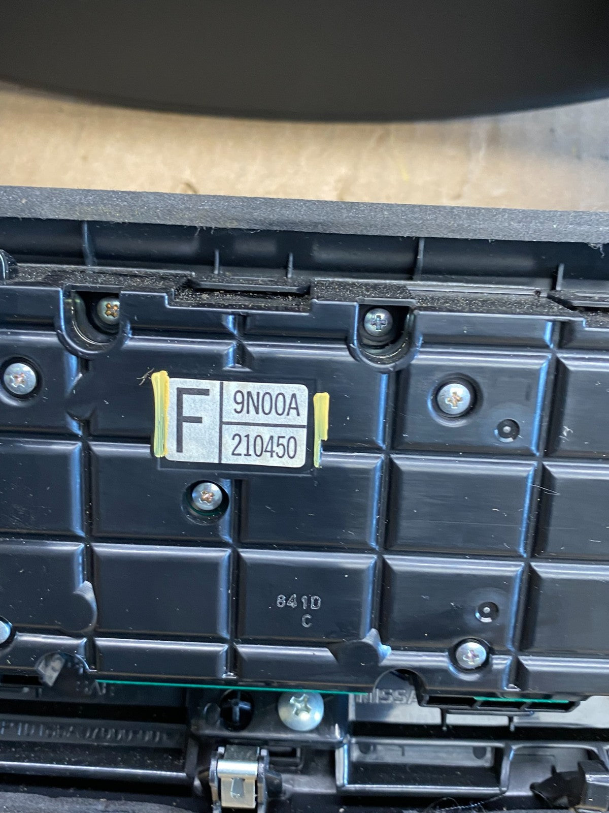 2011 2012 2013 Nissan Maxima Radio Audio Panel Control Bezel Trim AC6335 DG5