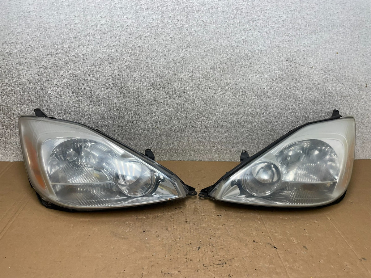 2004 2005 Toyota Sienna Driver Left+Right Set Side Halogen Headlights V5037 DW0