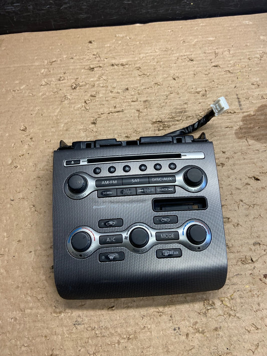 2010-2013 Nissan Maxima Center Console Climate Control Radio Bezel AG8809 DG0