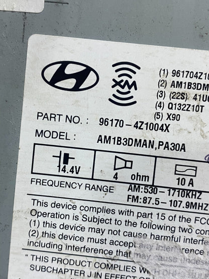2013 to 2014 Hyundai Santa Fe AM/FM Radio CD Player AC8911 DG6