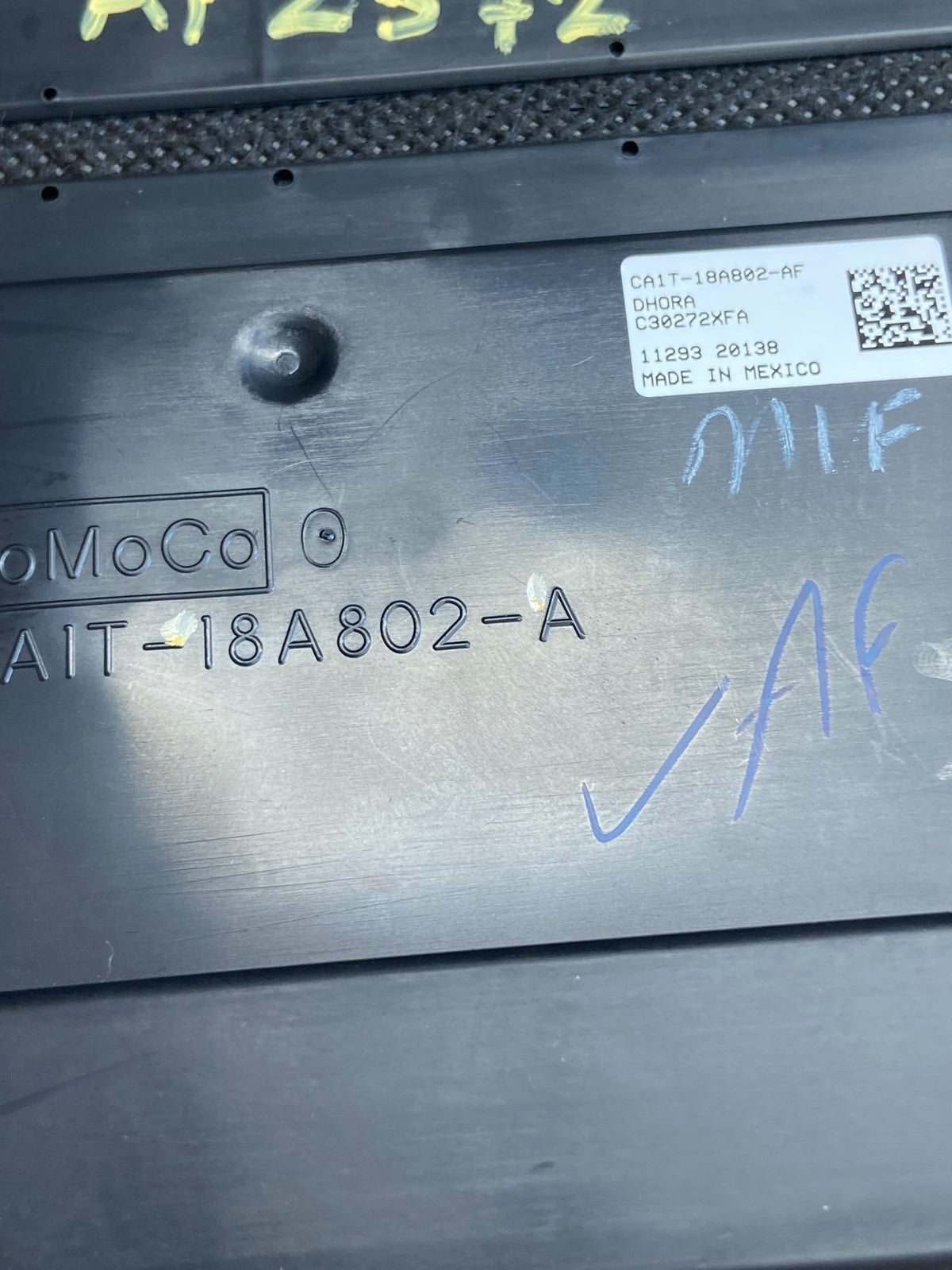 2011-2015 Lincoln MKX Temp Climate Control Heat Seat Radio Bezel AF2572 DW4