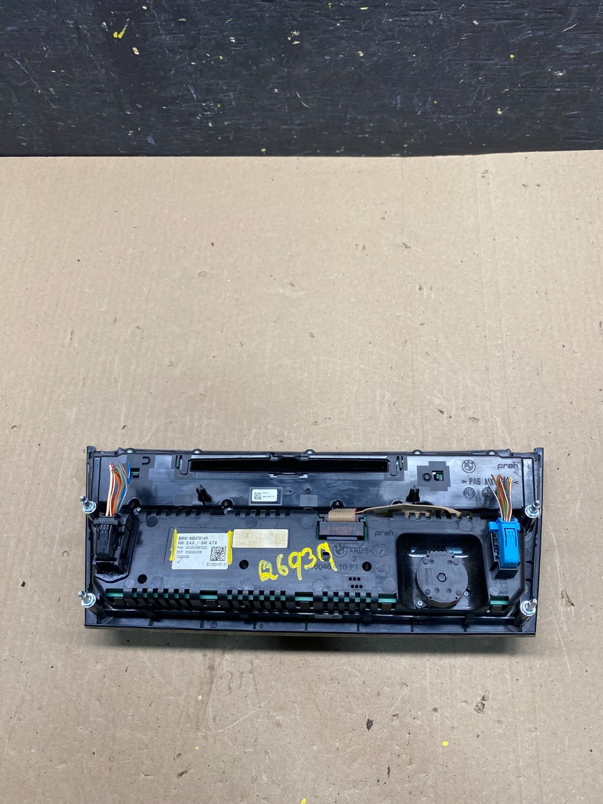 2009-2010 BMW F01 740i 750i Heater Ac Climate Radio Stereo Control OEM Q6939 DG4