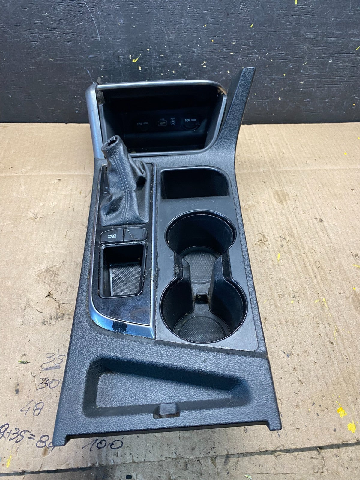 2018 2019 Hyundai Sonata CenterConsole Shifter Cup Holder Bezel Oem P3576 DG1
