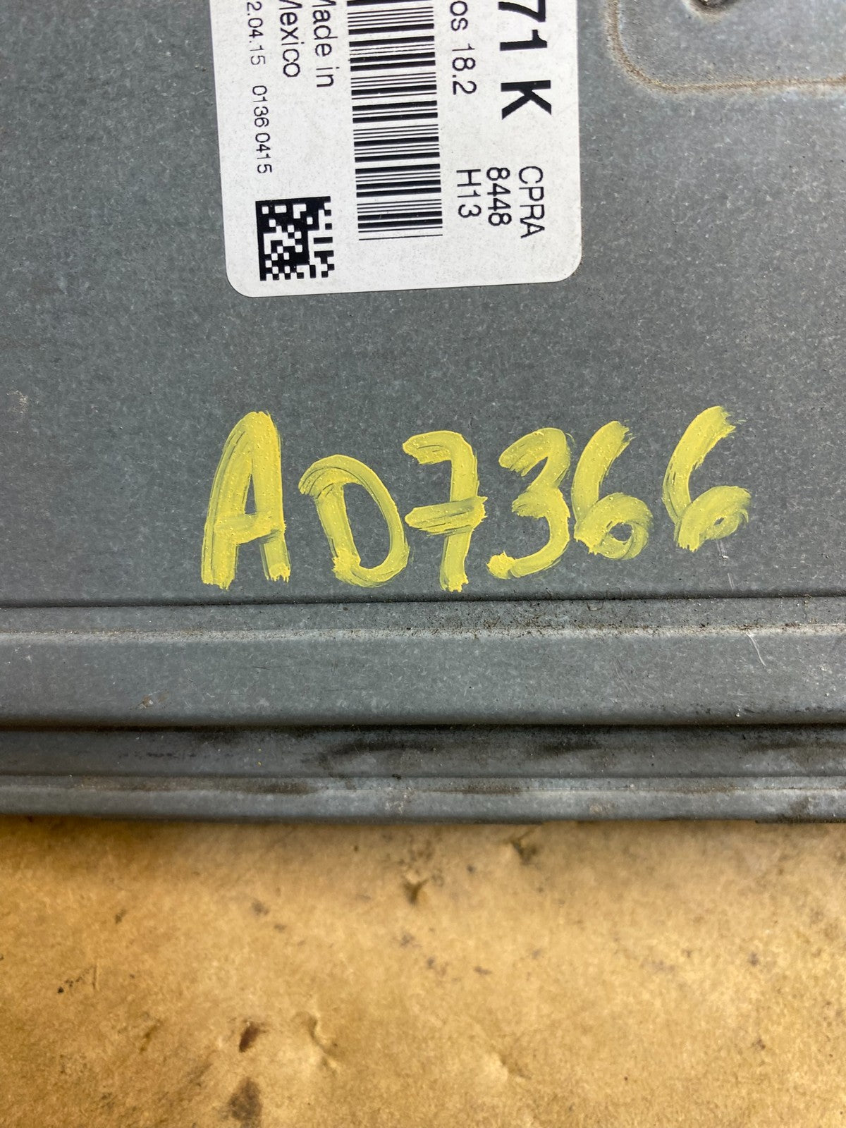 2012 2014 Volkswagen CC Passat 2.0L ECM Engine Control ECU 06j907309b ad7366 DG3