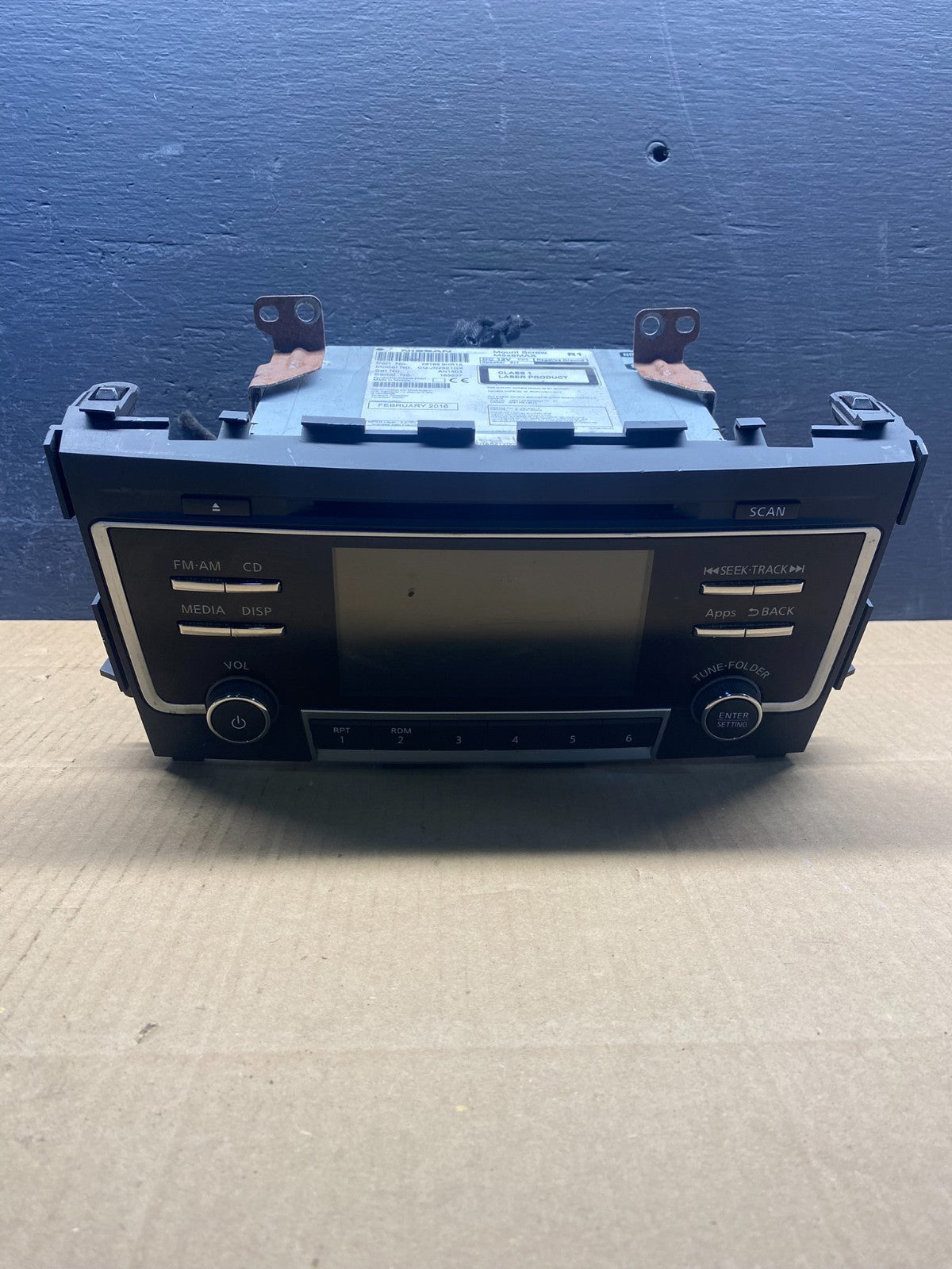 2013 to 2015 Nissan Altima Radio Cd Mp3 Player AUX Port 281859hr1a AD1480 DG0