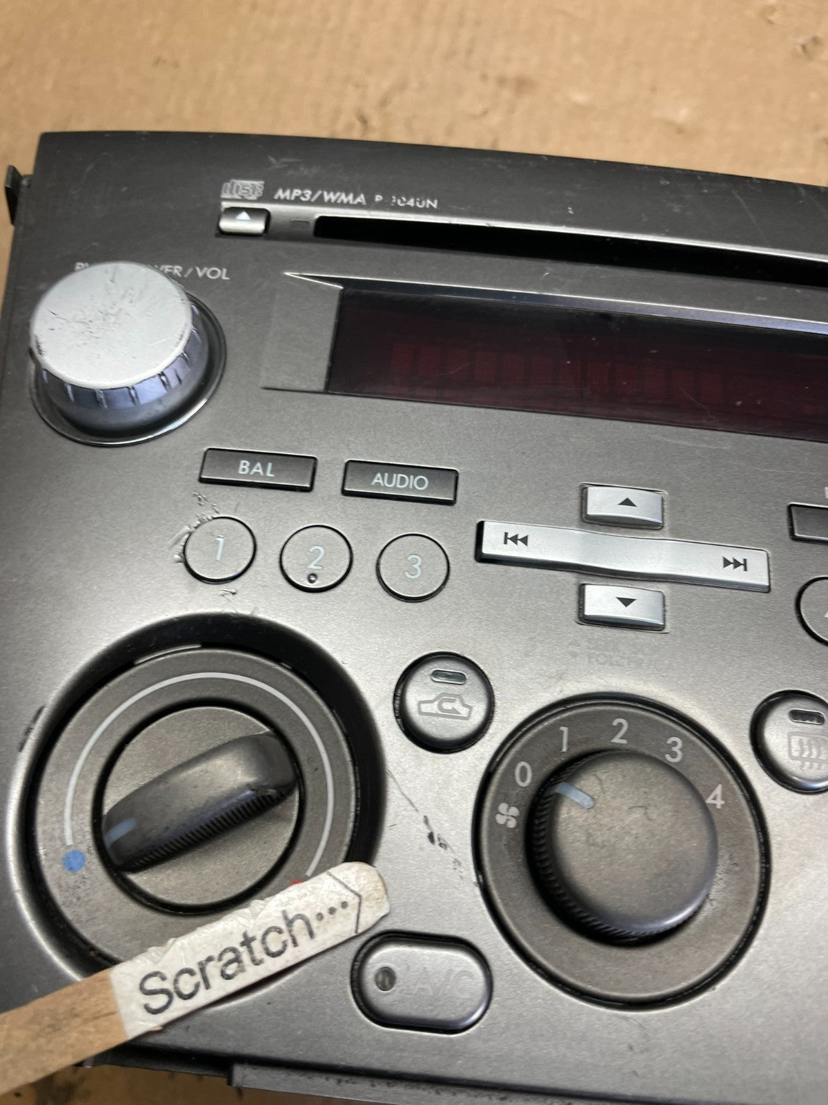 2007 - 2009 Subaru Legacy Outback Audi Radio CD Player AB3108  DG4